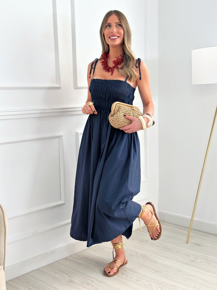 Vestido Amelia Lazada Marino