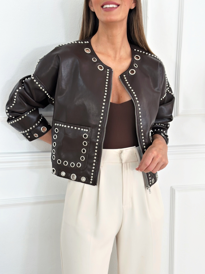 Biker Tachas Chocolate