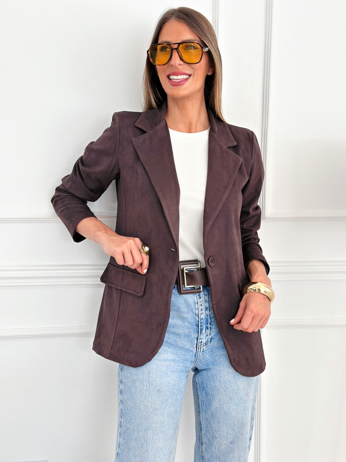 Blazer Ante Chocolate
