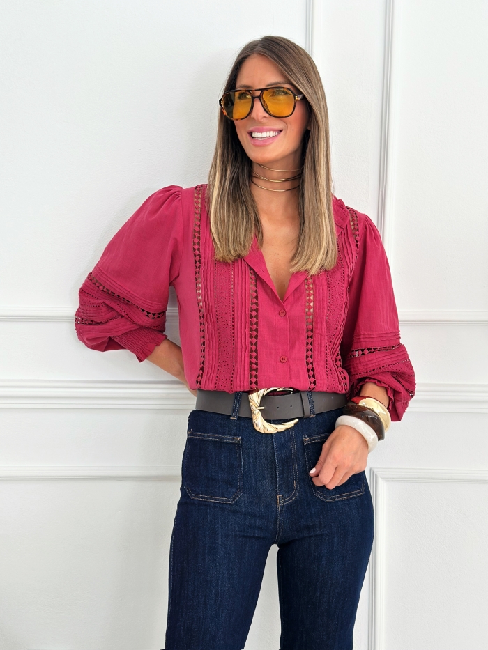 Blusa Julieta Burdeos