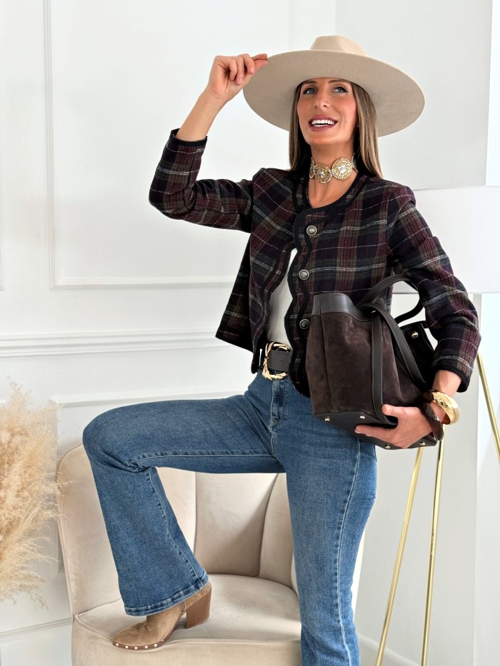 Chaqueta Cuadros Bibury