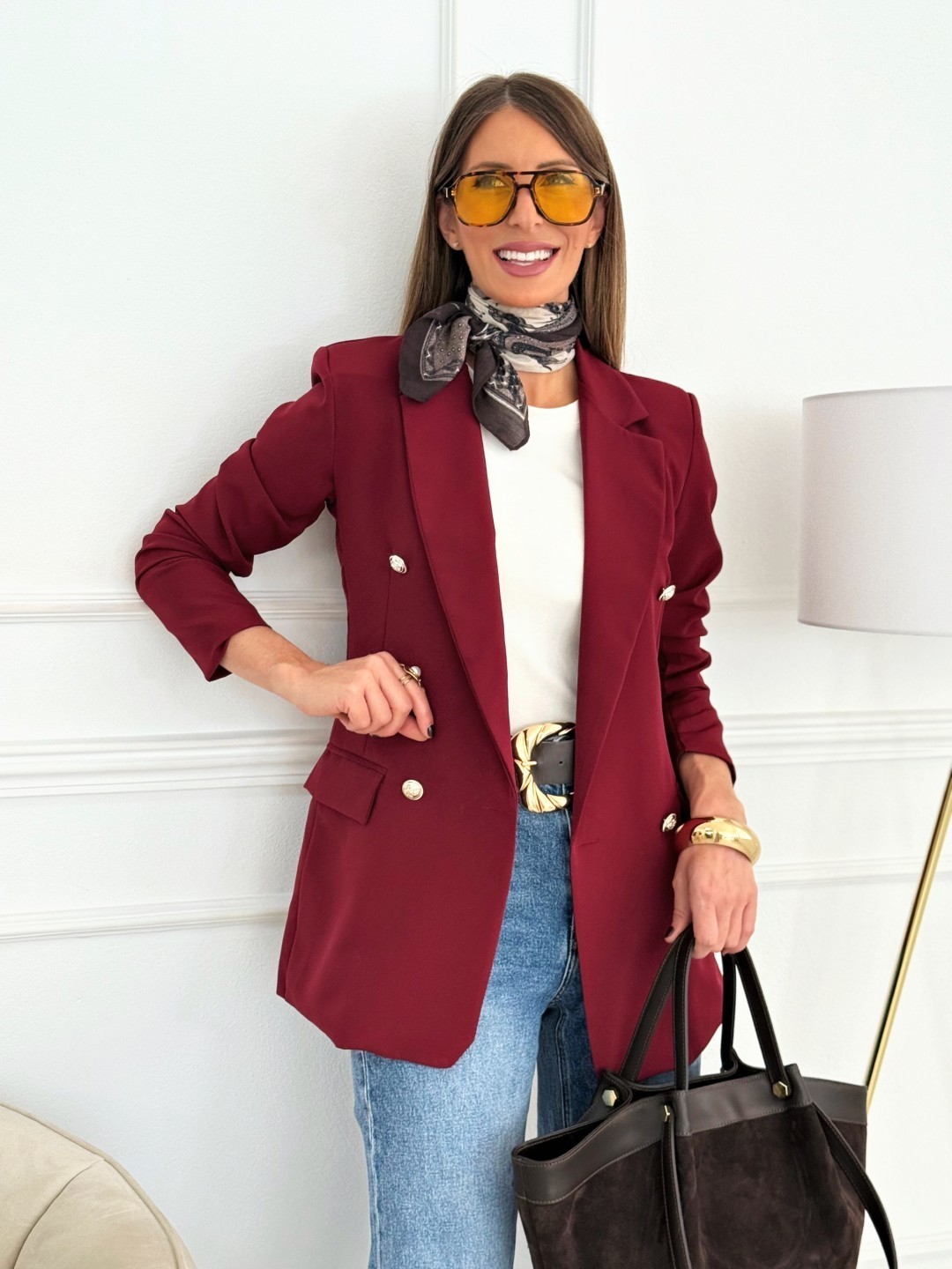 Blazer Múnich Burdeos