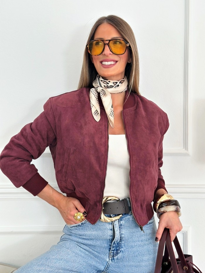 Bomber Ante Kimba Burdeos