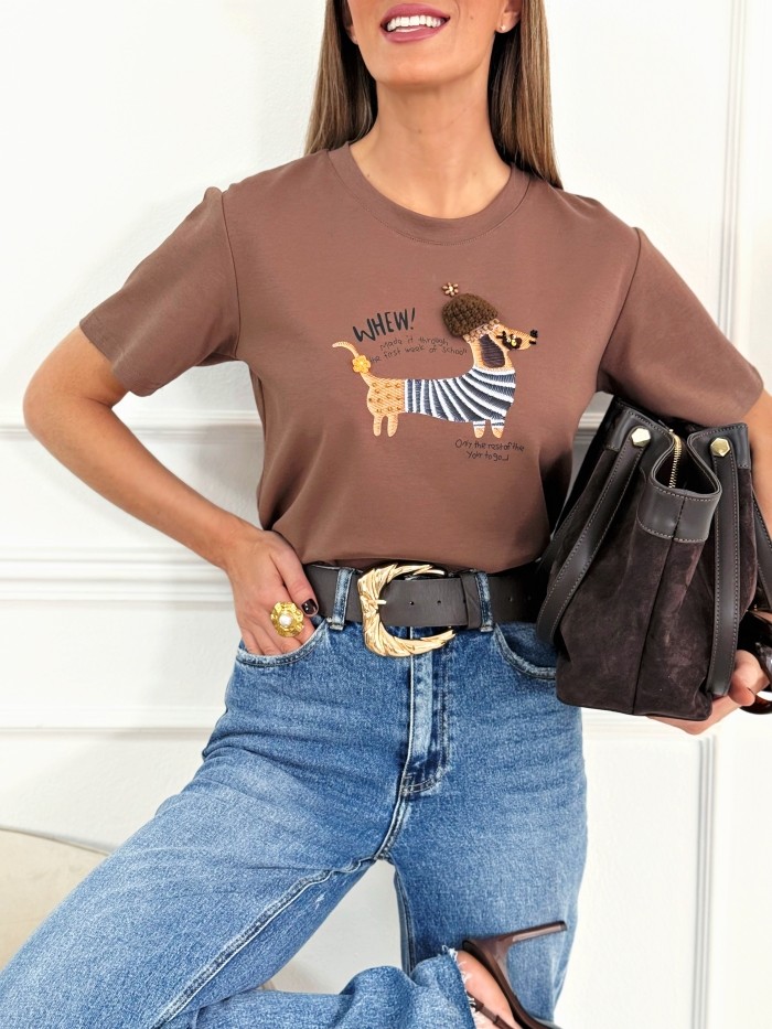 Camiseta Doggy Chocolate