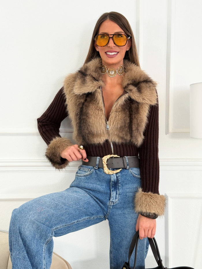 Chaqueta Punto Pelo Nebraska