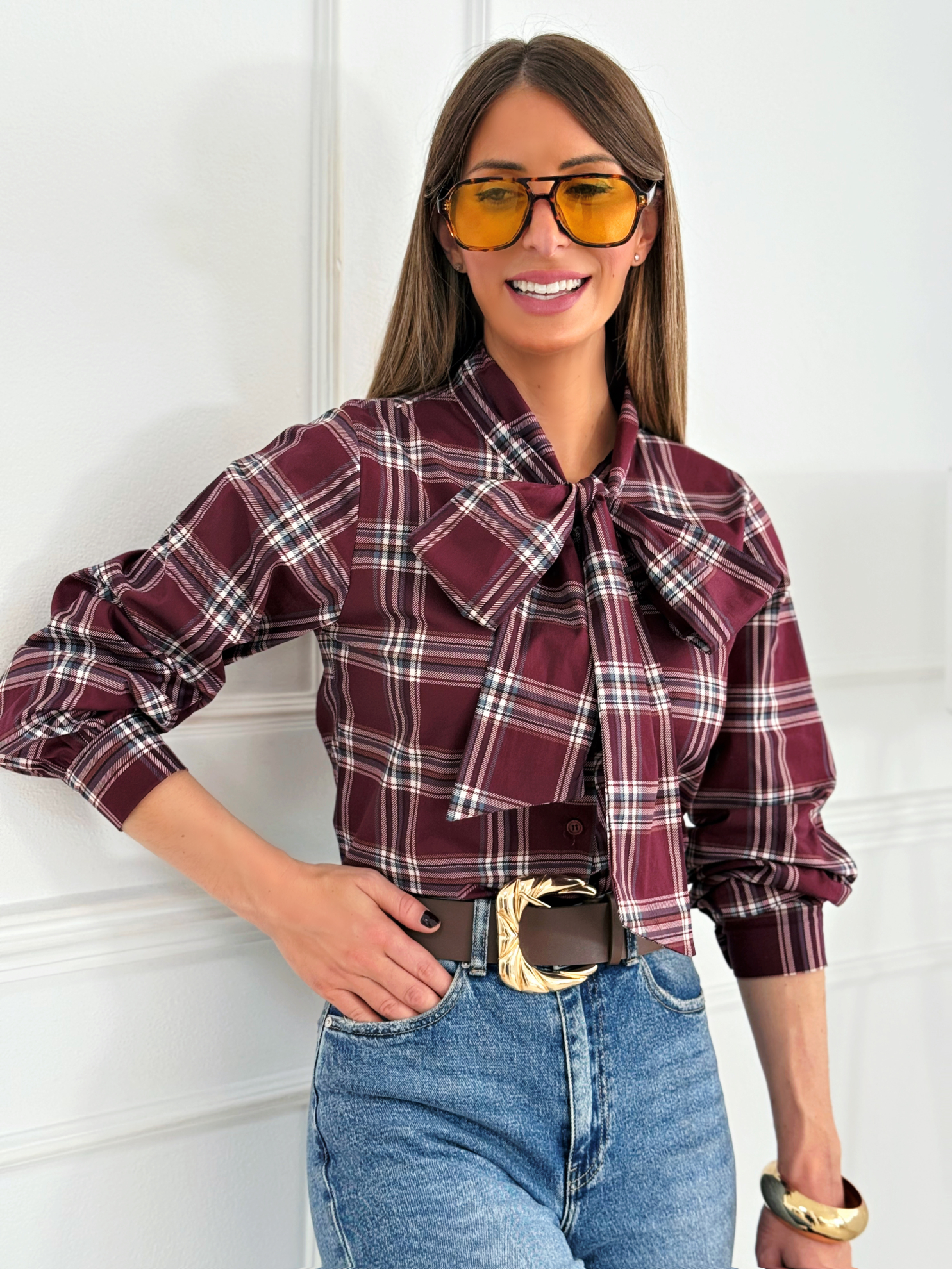 Blusa Lazada Gianna Burdeos