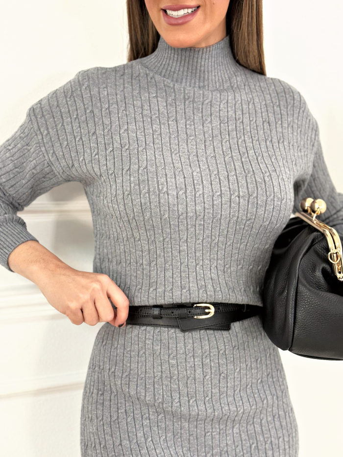 Fajín Telma Piel Negro