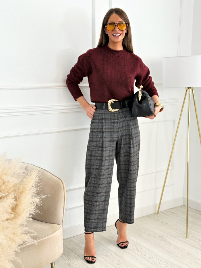 Pantalón Cuadros Baggy