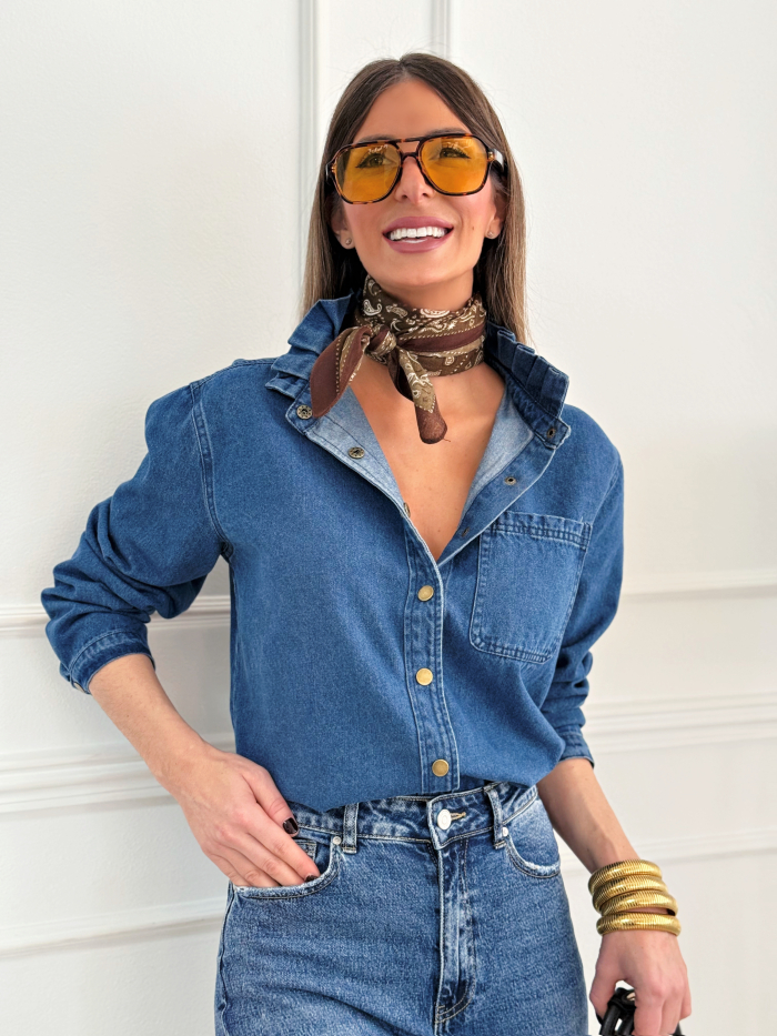 Blusa Denim Olga