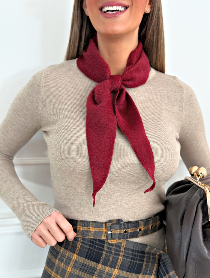 Pañuelo Pelo Chantelle Burdeos