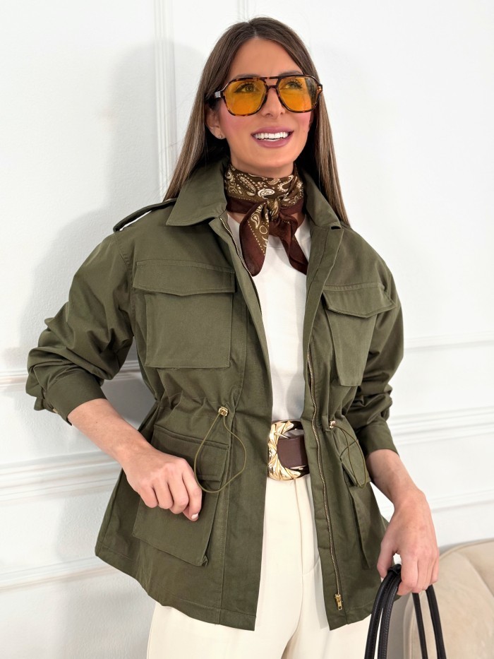 Cazadora Bristol Kaki