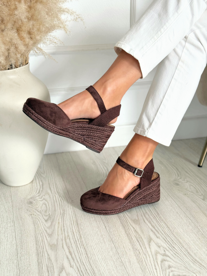 Cuña Hebilla Chocolate