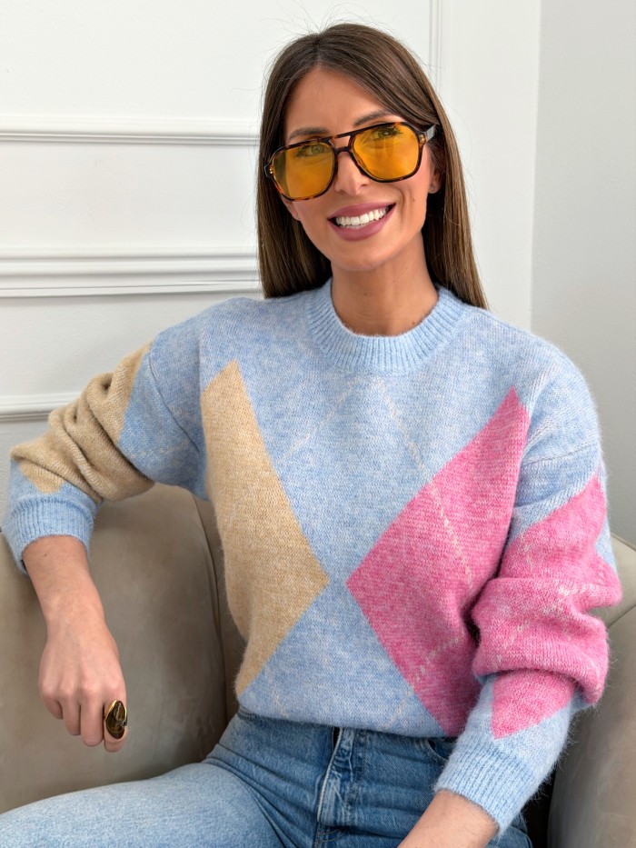 Jersey Rombos Meredith Celeste