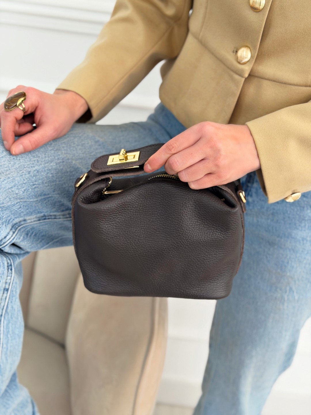 Bolso Cluth Chocolate