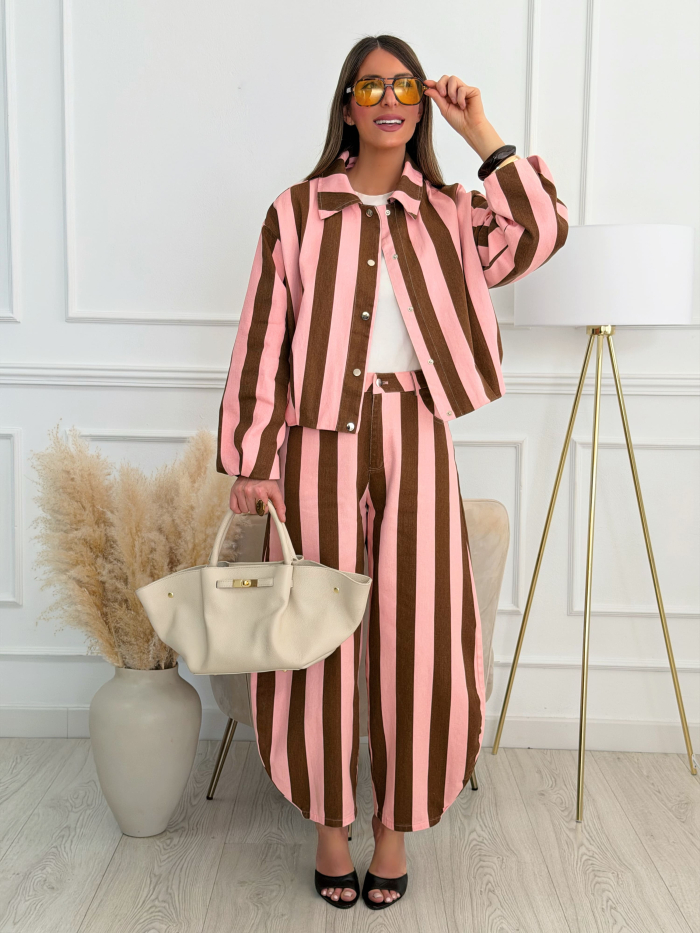 Jeans Barrel Rayas Oporto