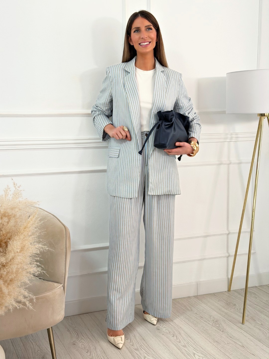 Pantalón Rayas Mirta Celeste1