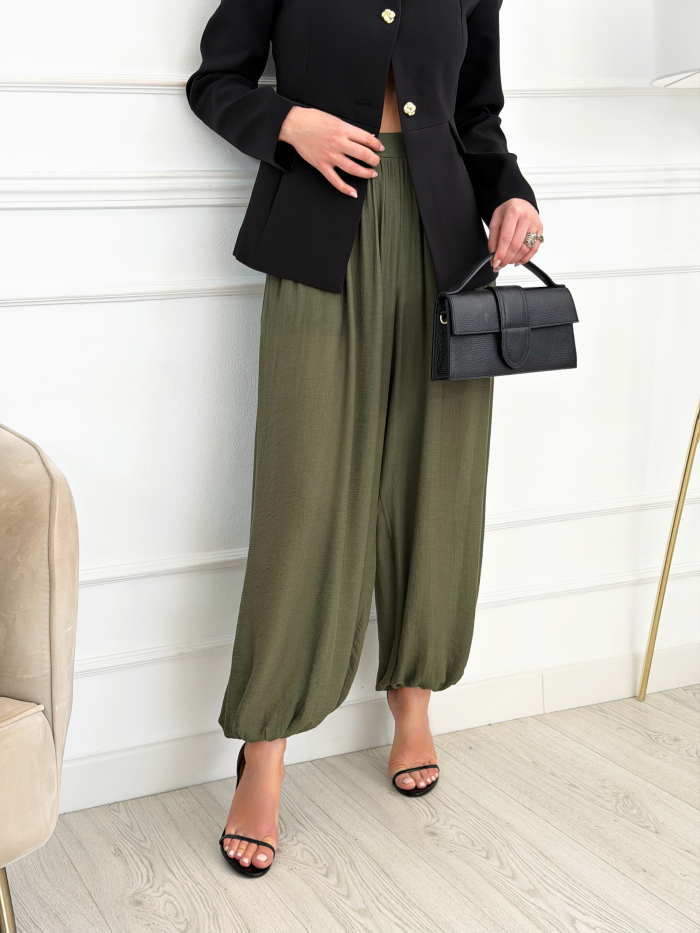 Pantalón Bombacho Nora Verde