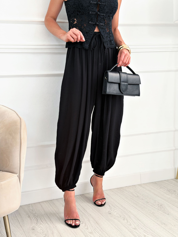 Pantalón Bombacho Tanger Negro