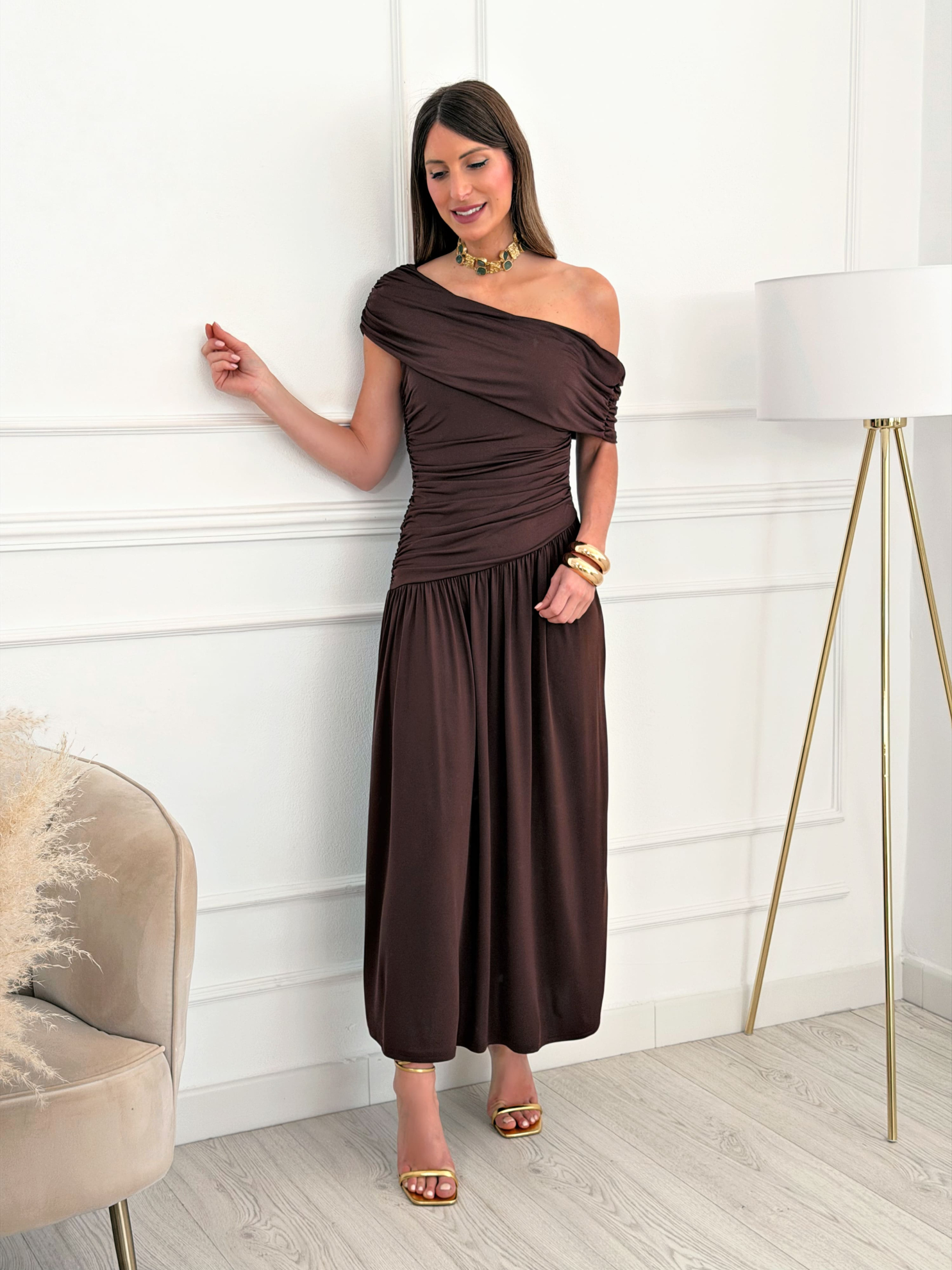 vestido-gasa-chocolate-largo-mujer