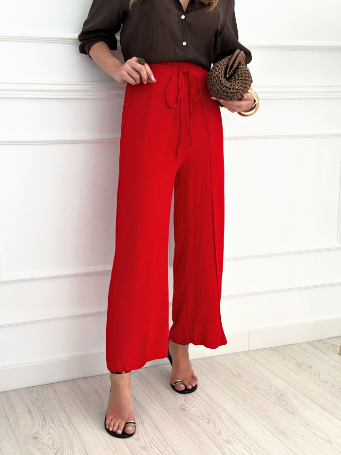 Pantalón Capa Thema Rojo Cereza